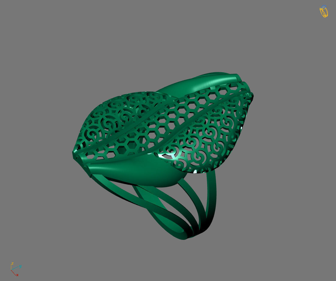 Women Plain Ring Ready STL Models Womens Ring 3d models 3D print model_4