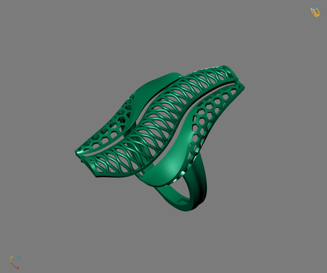 Women Plain Ring Ready STL Models Womens Ring 3d models 3D print model_1