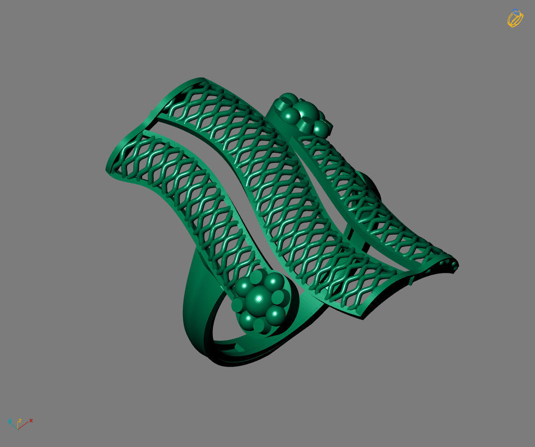 Women Plain Ring Ready STL Models Womens Ring 3d models 3D print model_2