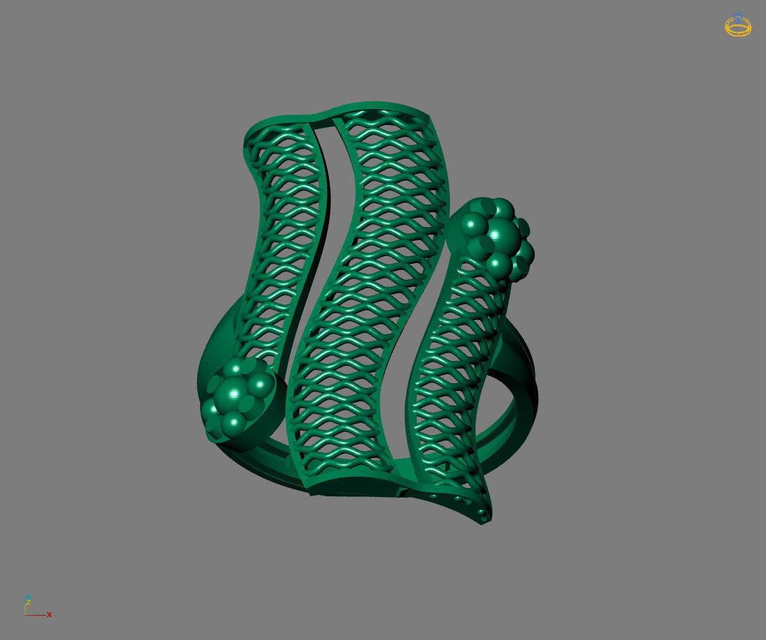 Women Plain Ring Ready STL Models Womens Ring 3d models 3D print model_3
