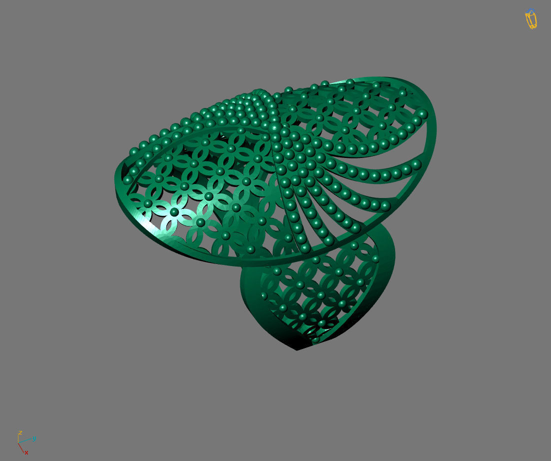 Women Plain Ring Ready STL Models Womens Ring 3d models 3D print model_4