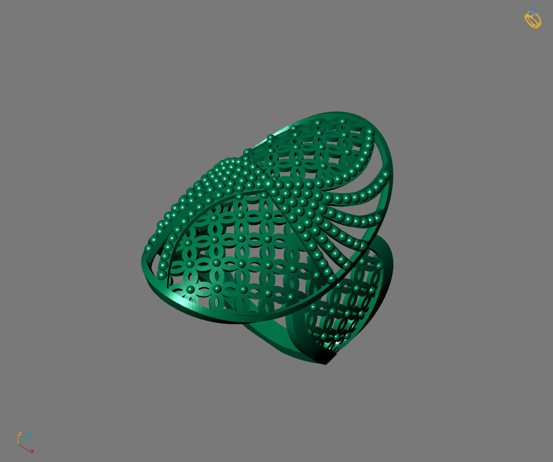Women Plain Ring Ready STL Models Womens Ring 3d models 3D print model_1