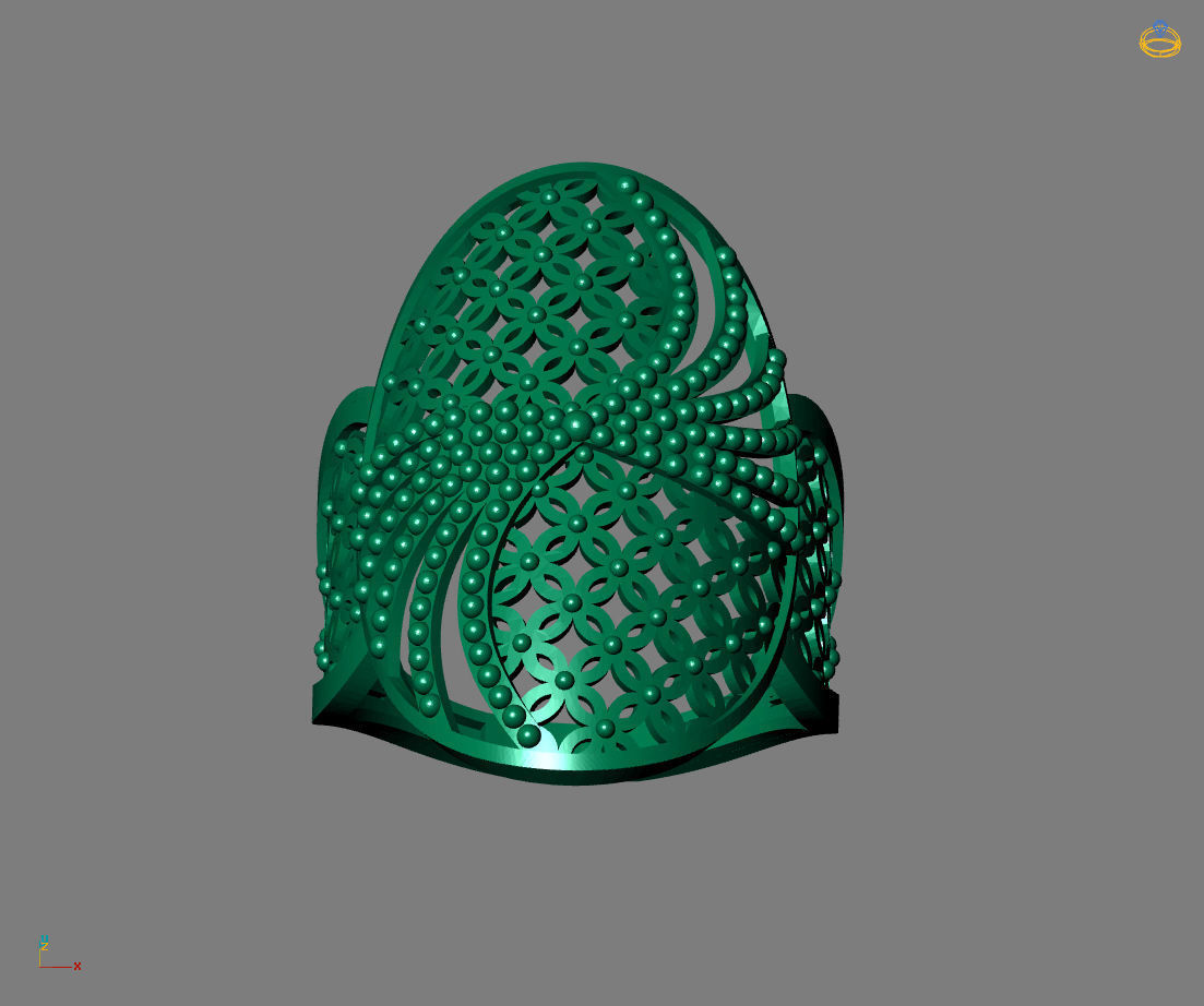 Women Plain Ring Ready STL Models Womens Ring 3d models 3D print model_3