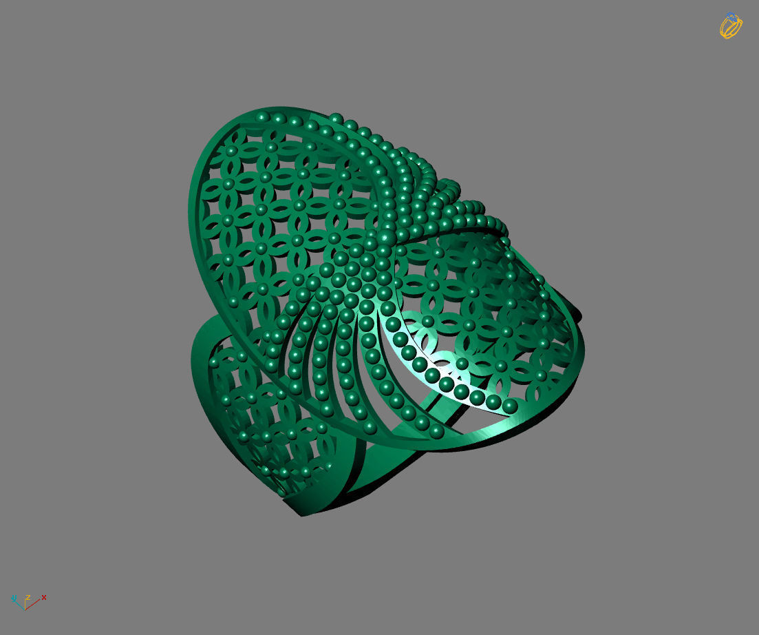 Women Plain Ring Ready STL Models Womens Ring 3d models 3D print model_2