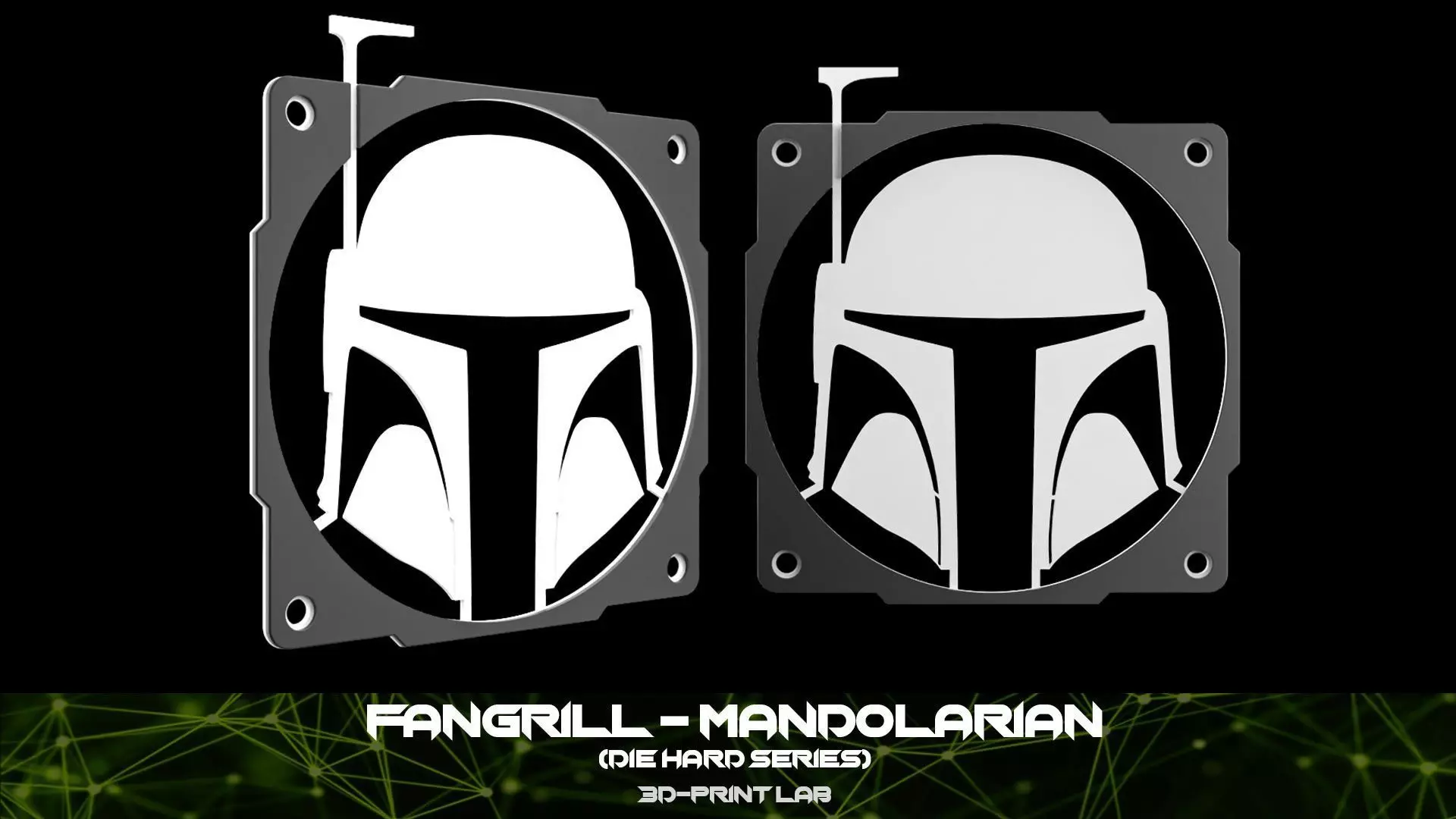 Fan Grill - Diehard series - Mandolarean 3D print model