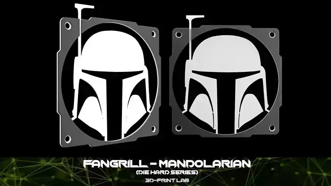 Fan Grill - Diehard series - Mandolarean 3D print model