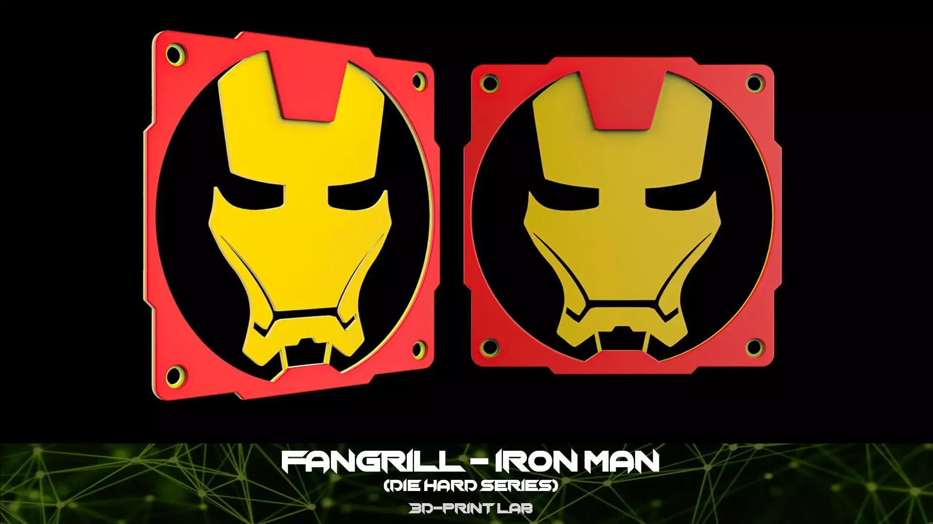 Fan Grill - Diehard series - Iran Man 3D print model