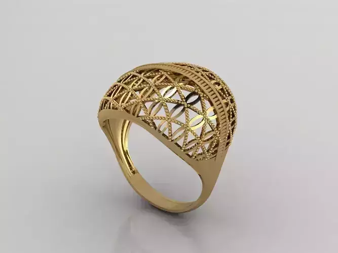 Women Plain Ring Ready STL Models Womens Ring 3d models