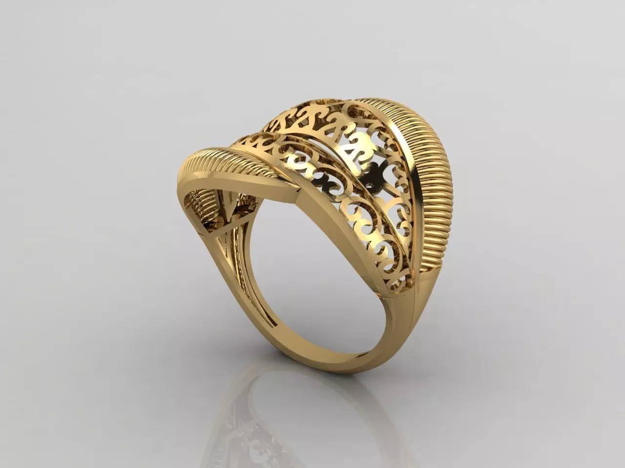 Women Plain Ring Ready STL Models Womens Ring 3d models 3D print model_0
