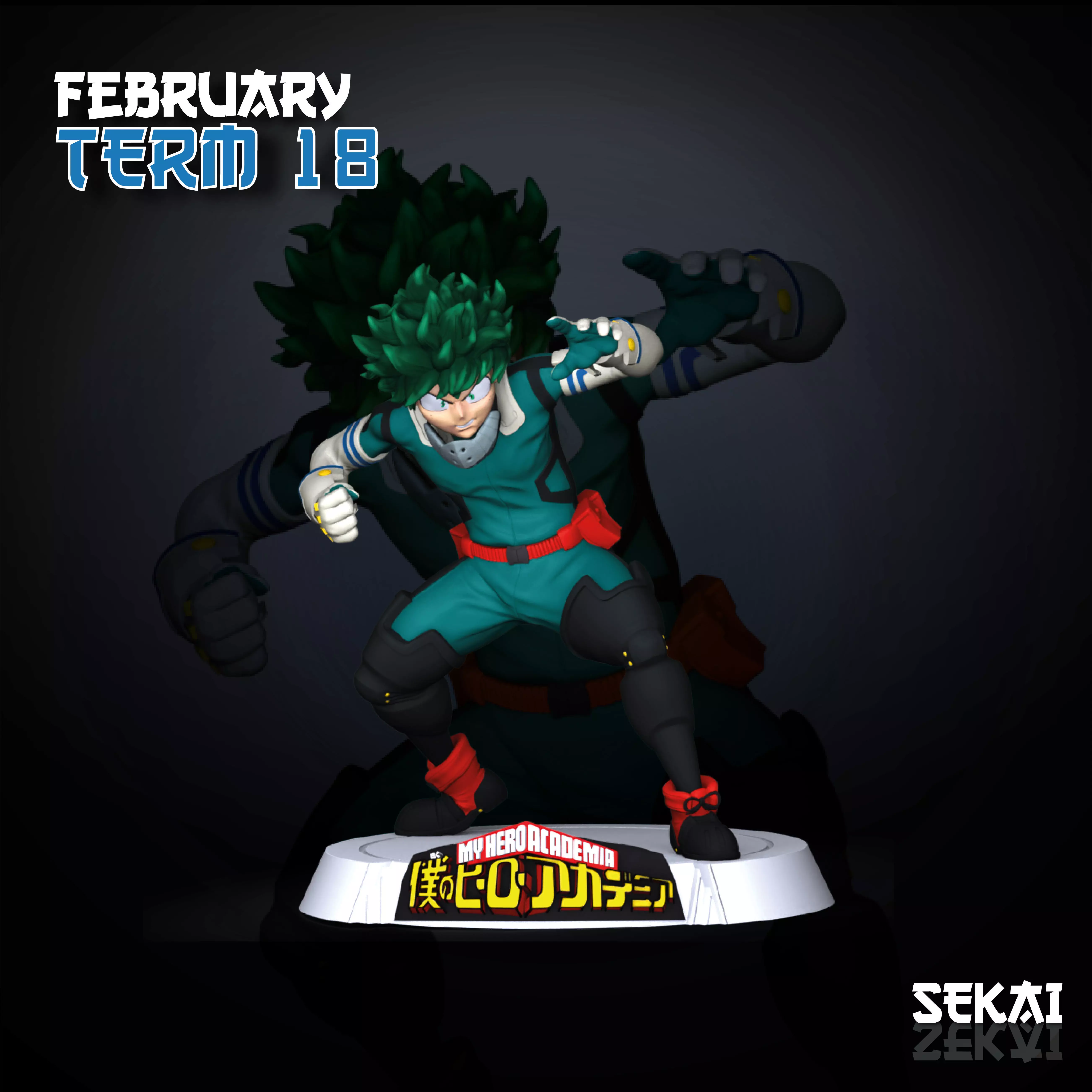 Deku Sculpture Sekai 3D Models Ready for 3D printing 3D print model_0