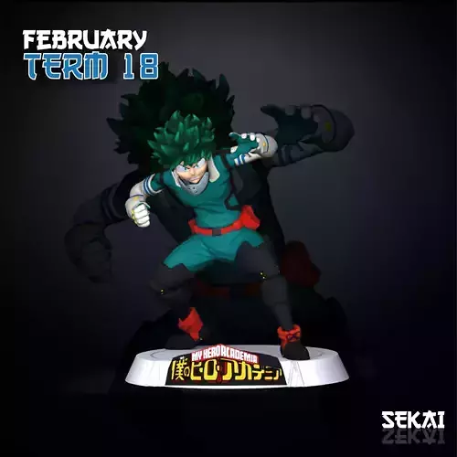 Deku Sculpture Sekai 3D Models Ready for 3D printing