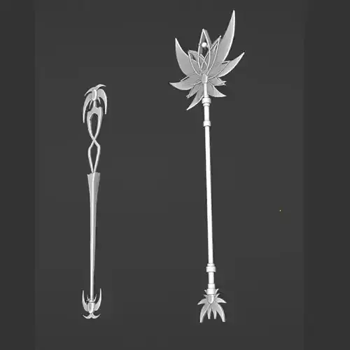 magic staff 3D model