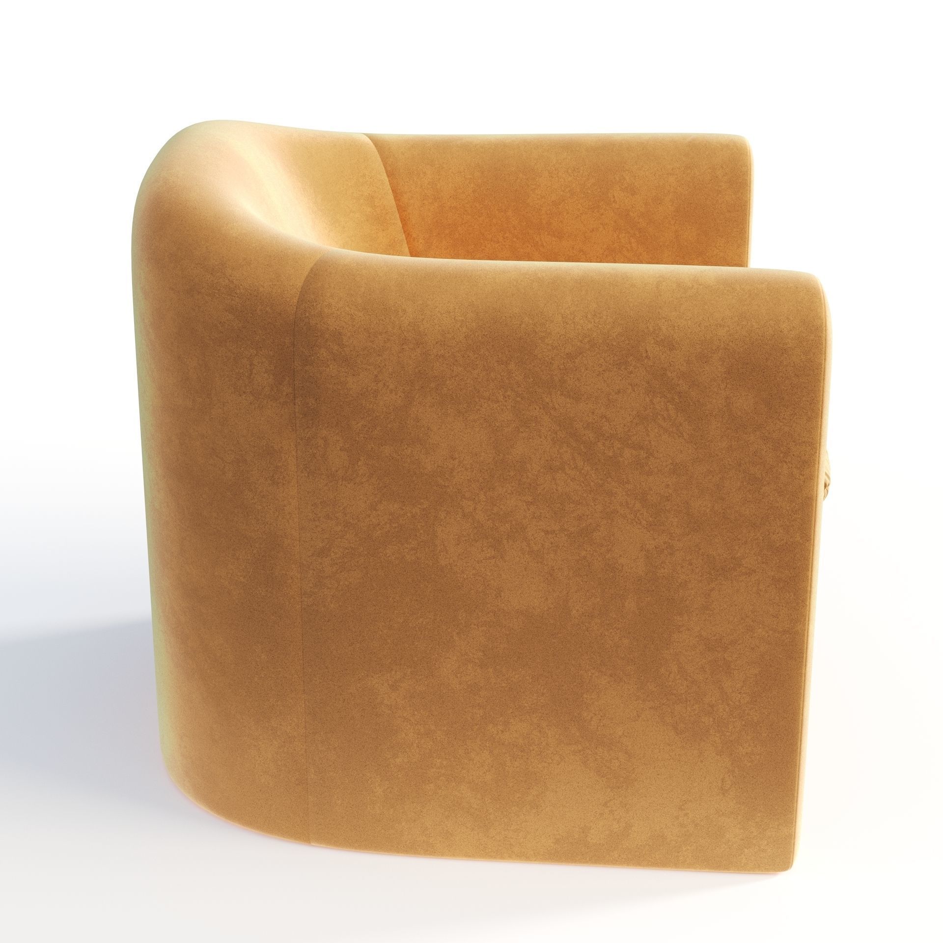 Pollman Upholstered Barrel Chair 3D model_3