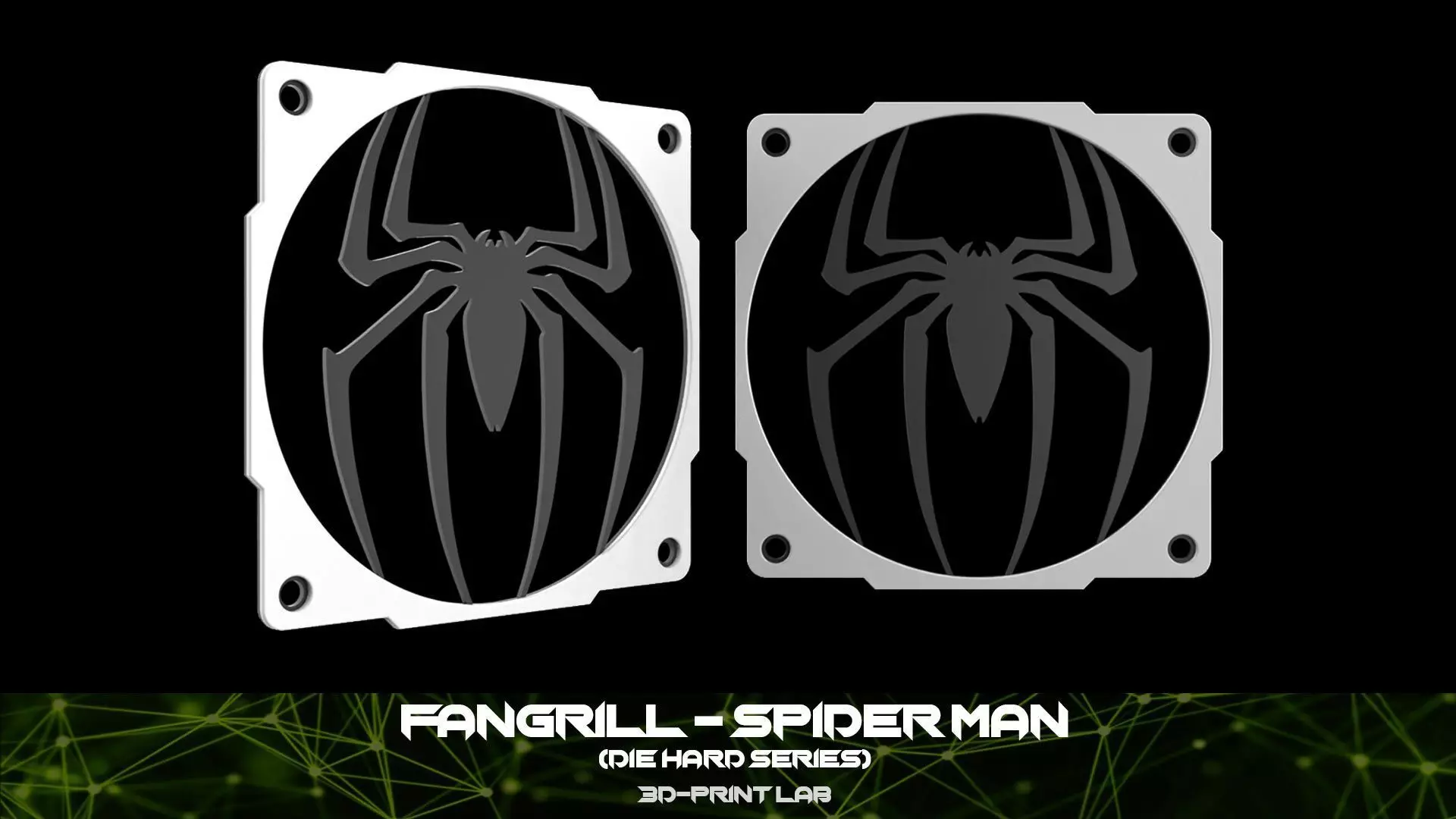 Fan Grill - Diehard series - SpiderMan 3D print model
