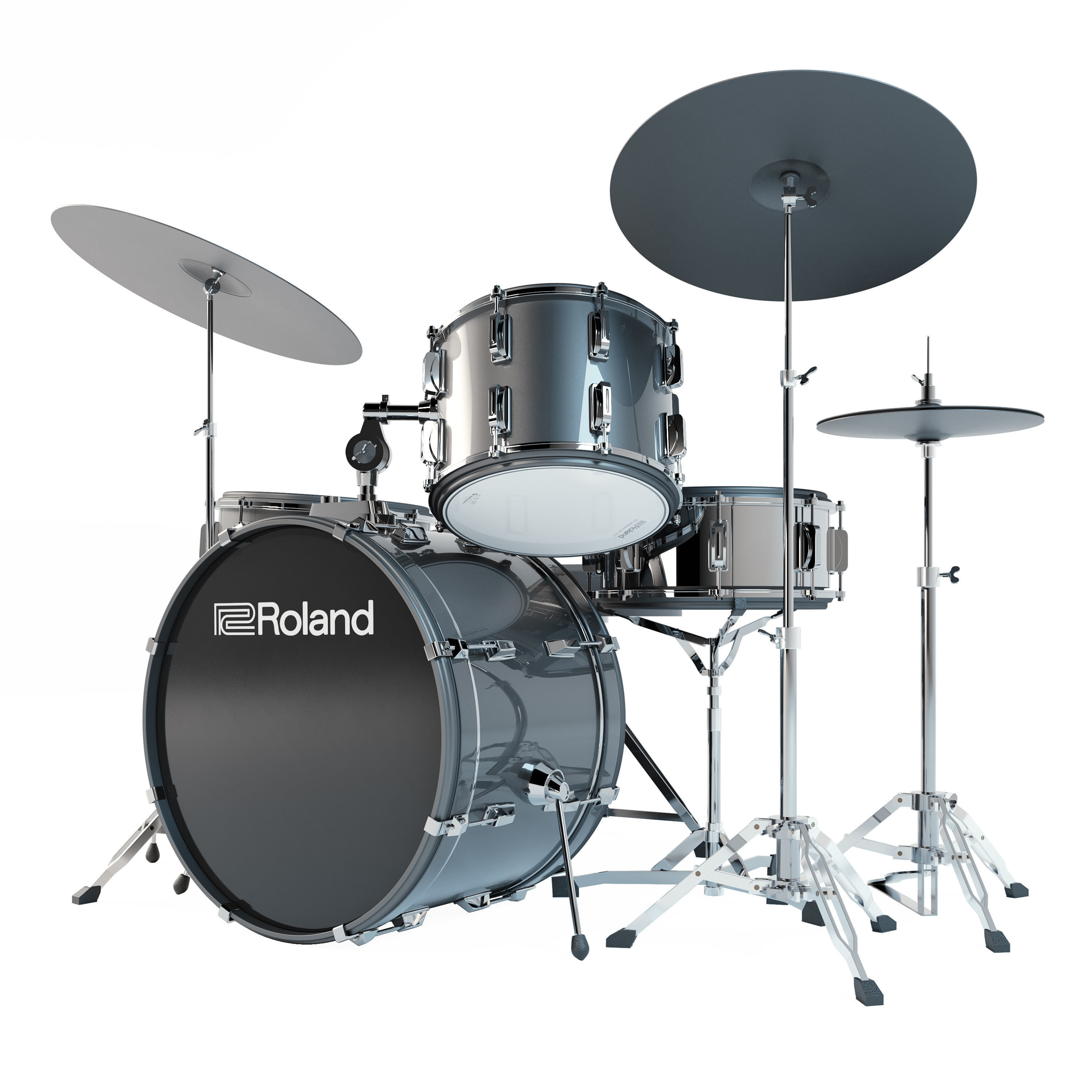 Drum kit Roland 3D model_1
