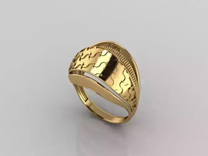Women Plain Ring Ready STL Models Womens Ring 3d models 3D print model