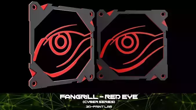 Fan Grill - Cyber series - Red Eye