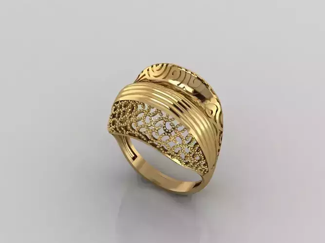 Women Plain Ring Ready STL Models Womens Ring 3d models