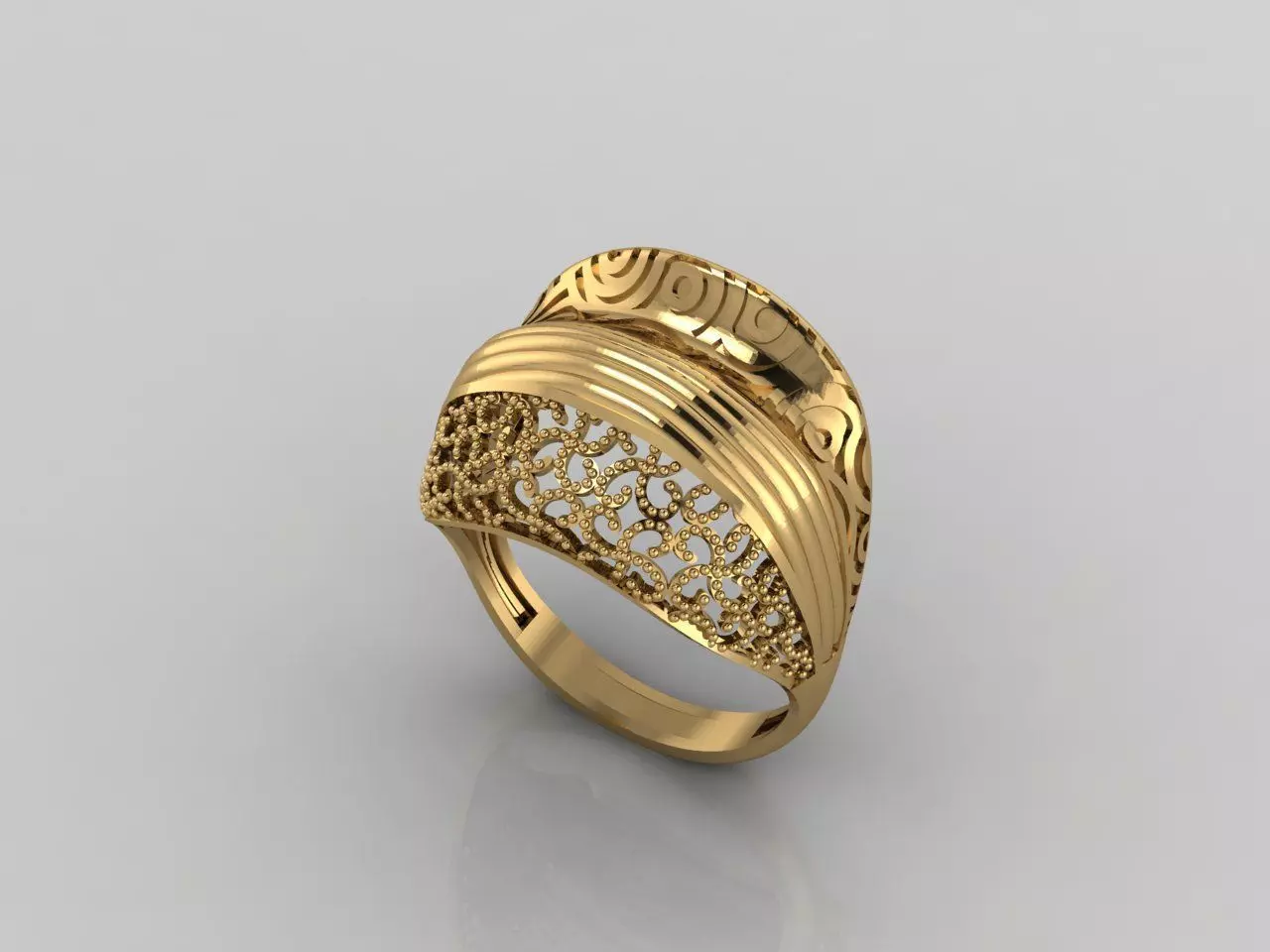 Women Plain Ring Ready STL Models Womens Ring 3d models 3D print model_0