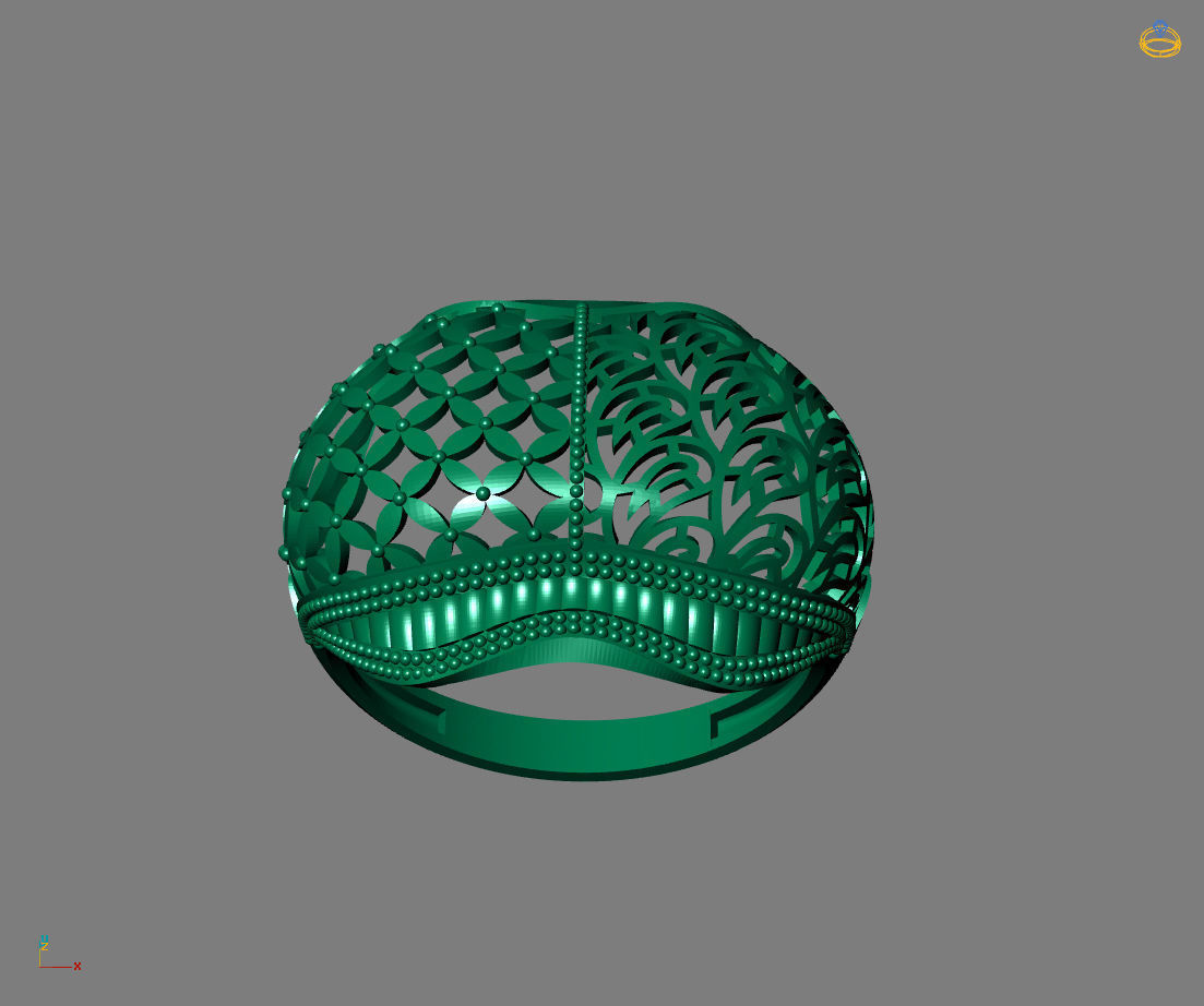 Women Plain Ring Ready STL Models Womens Ring 3d models 3D print model_3