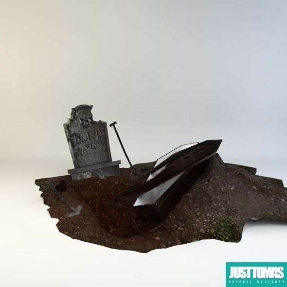 Halloween old house with porch 3D model_9