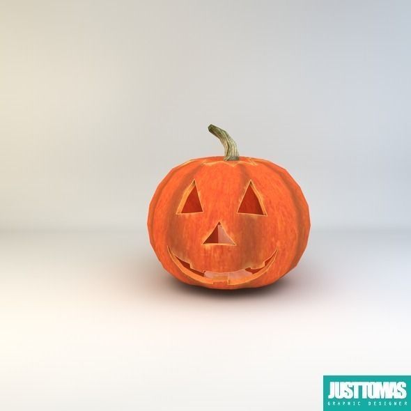 Halloween old house with porch 3D model_11