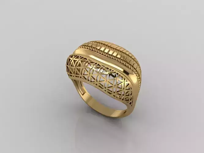 Women Plain Ring Ready STL Models Womens Ring 3d models 3D print model