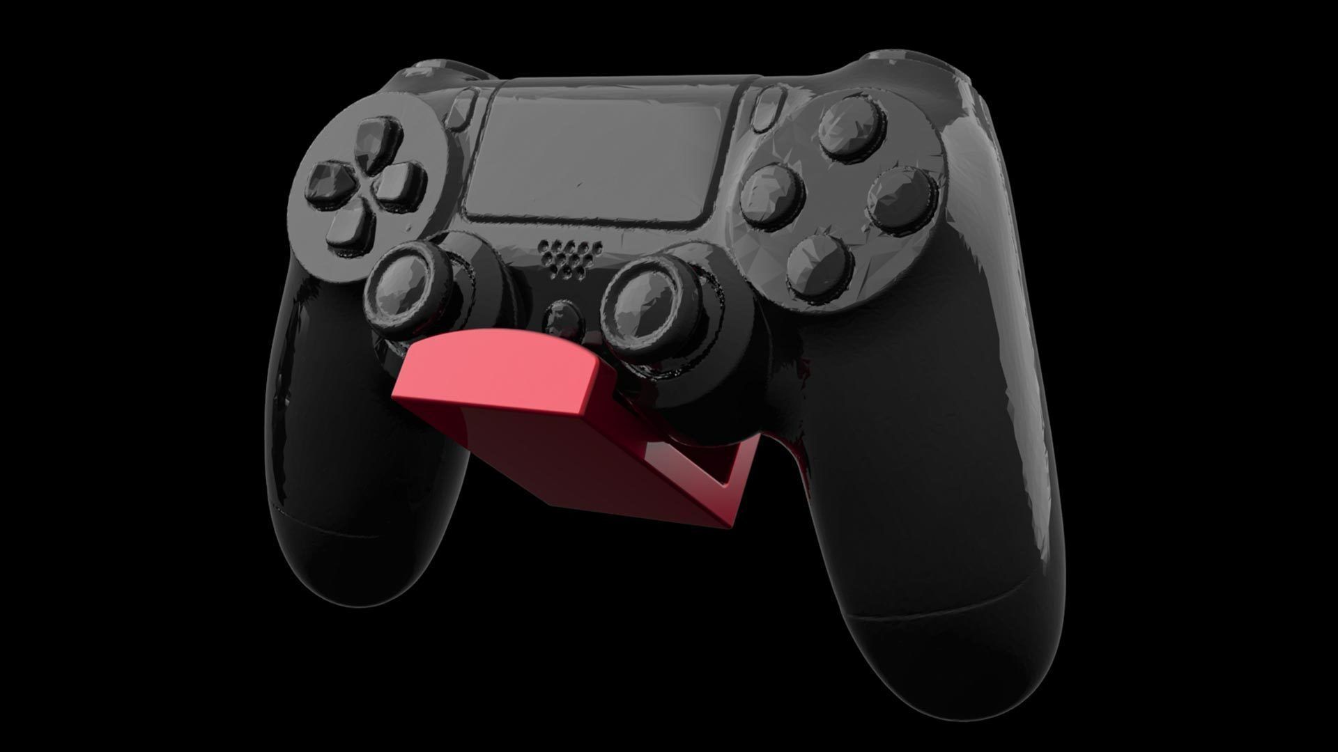Gamepad holder 001 3D print model_2