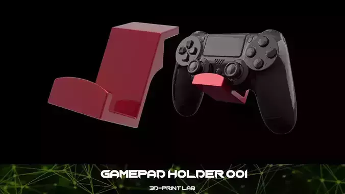 Gamepad holder 001 3D print model