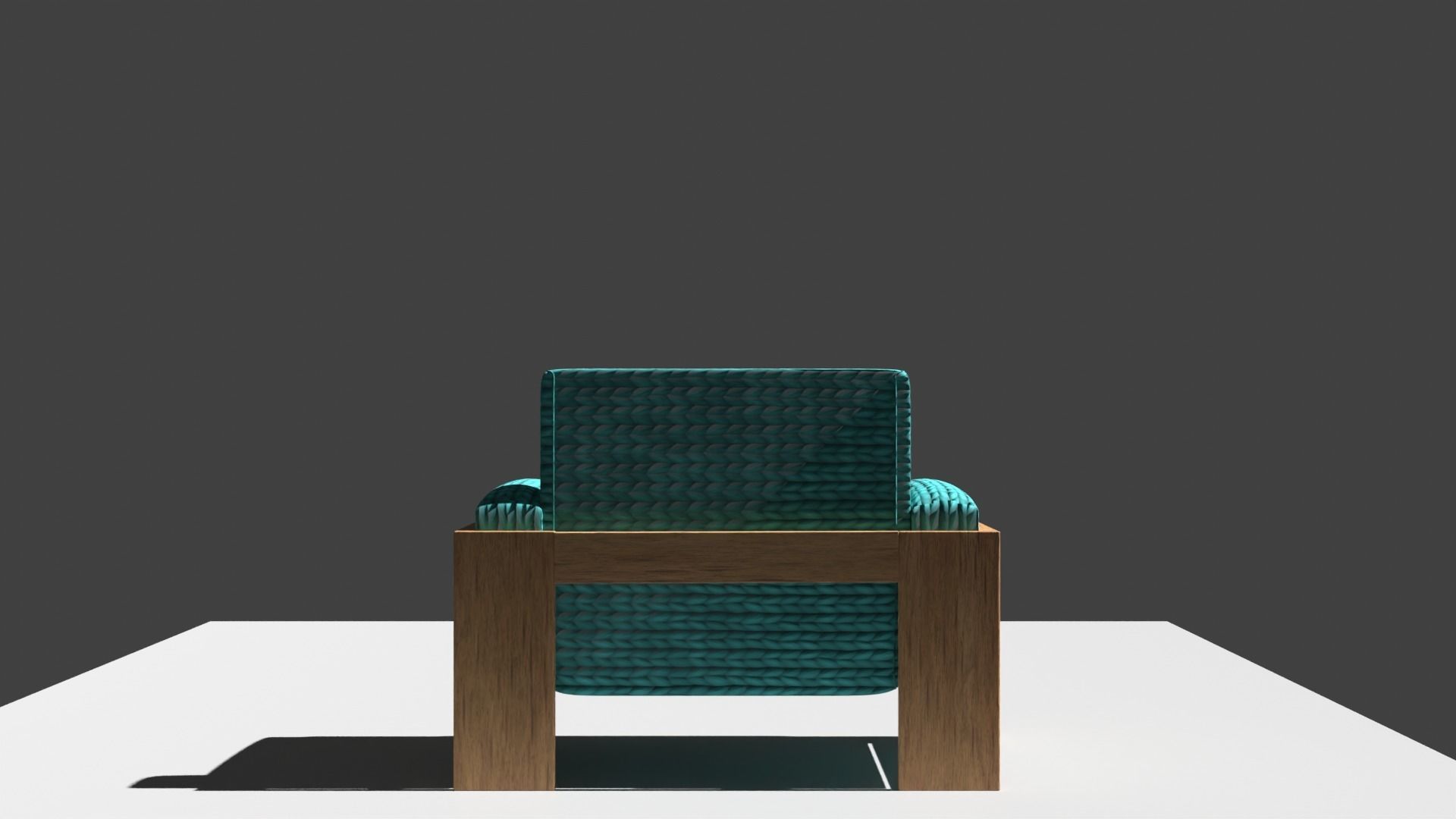 Single Seat Armchair 3D model_2