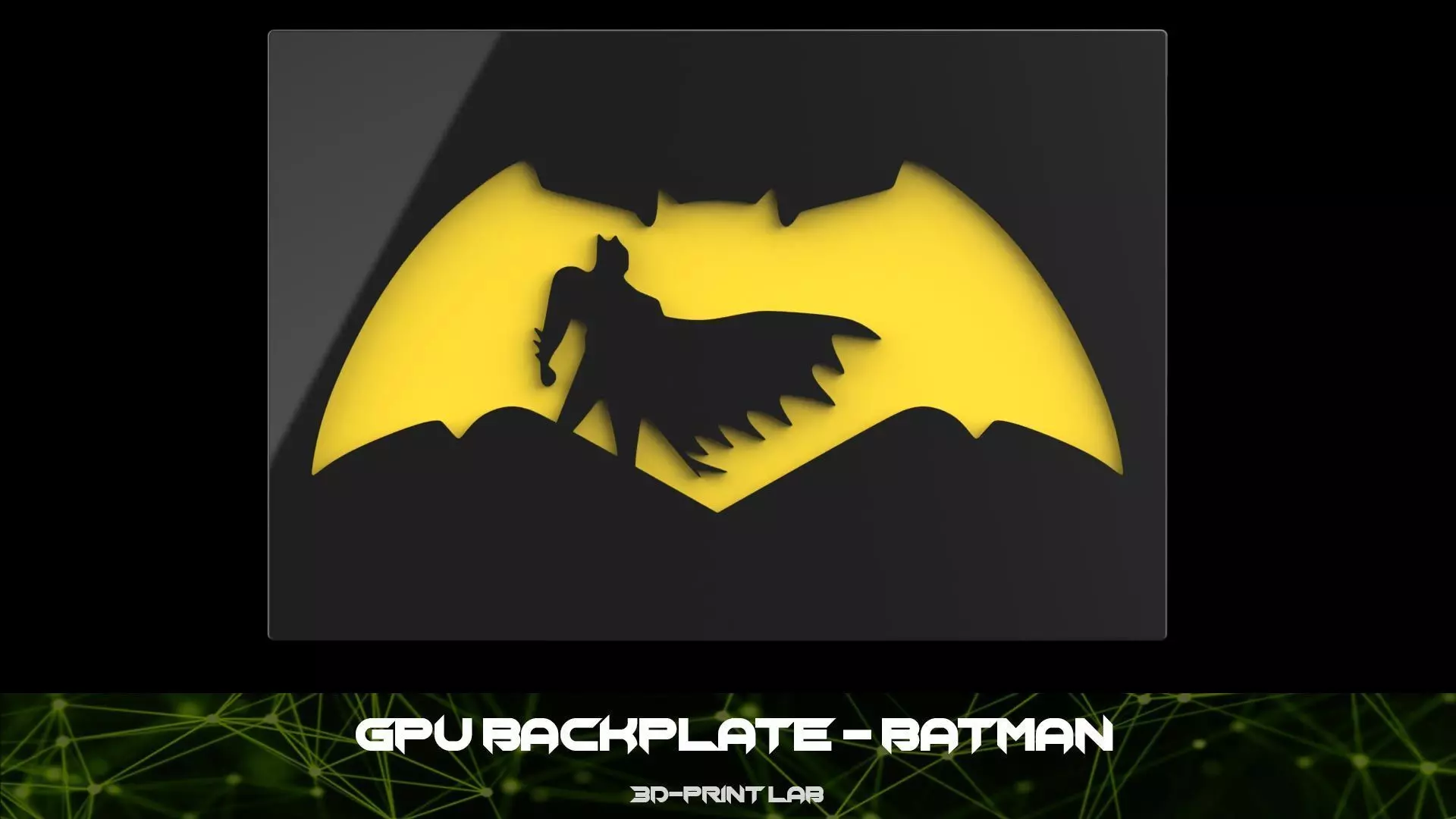 GPU Backplate - Batman 3D print model_0