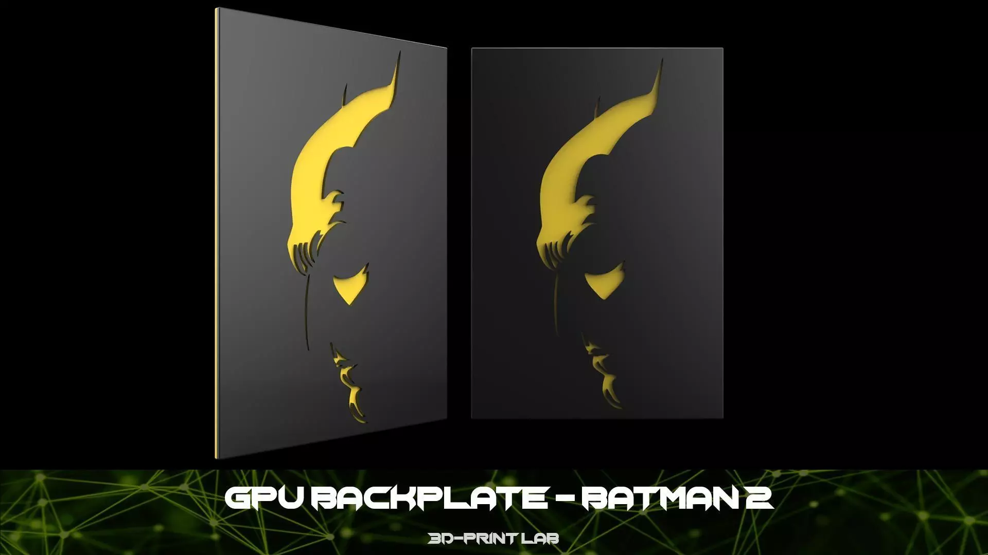 GPU Backplate - Batman 2 3D print model_0