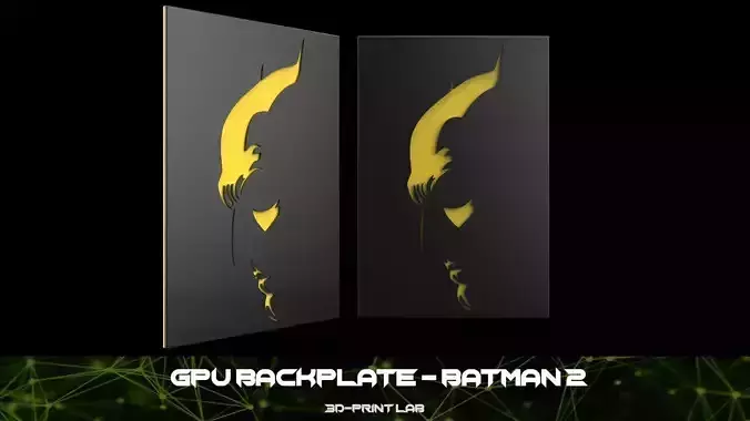 GPU Backplate - Batman 2 3D print model
