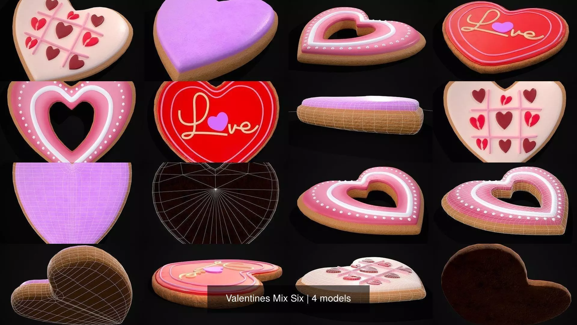 Valentines Mix Six 3D Model Collection_5
