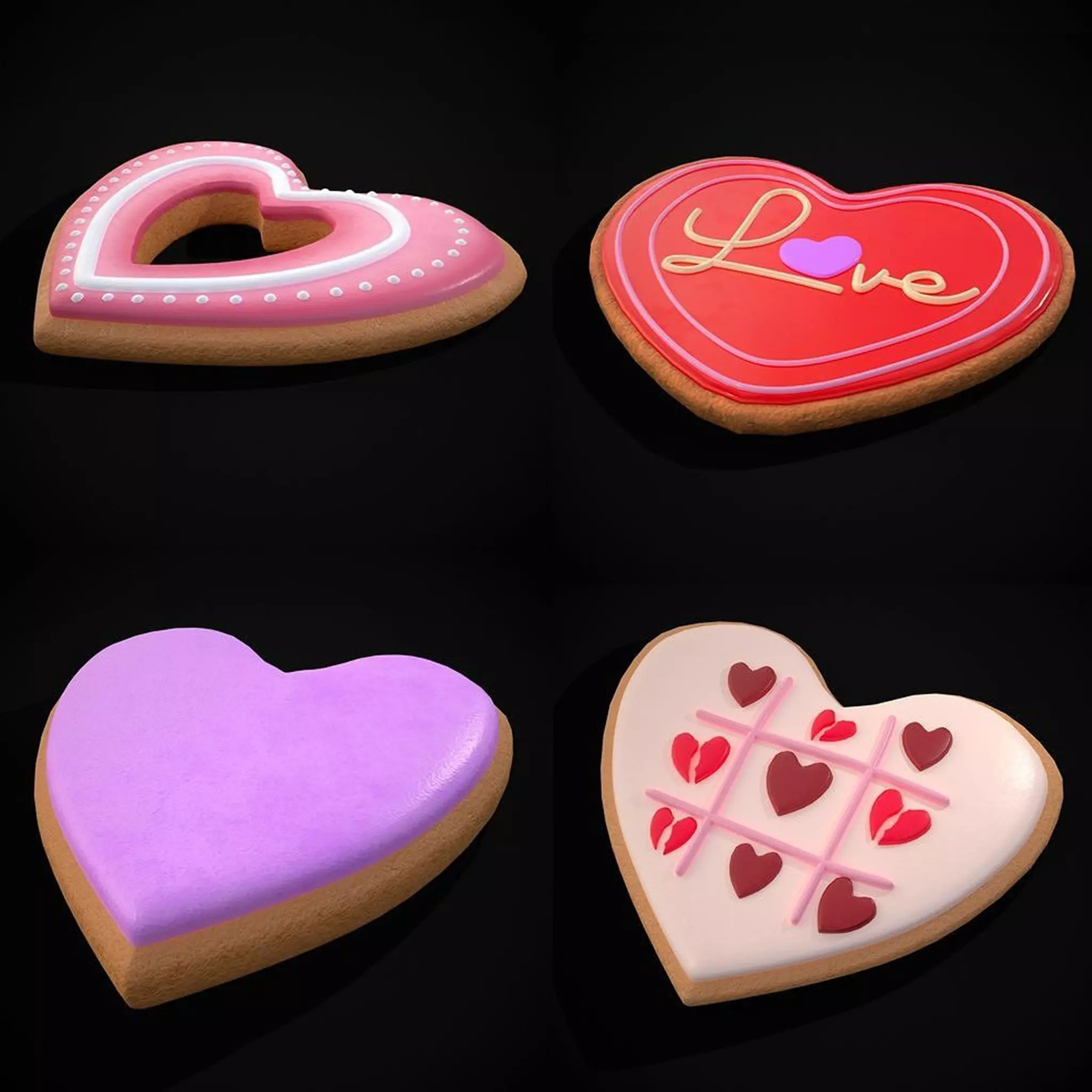 Valentines Mix Six 3D Model Collection_0