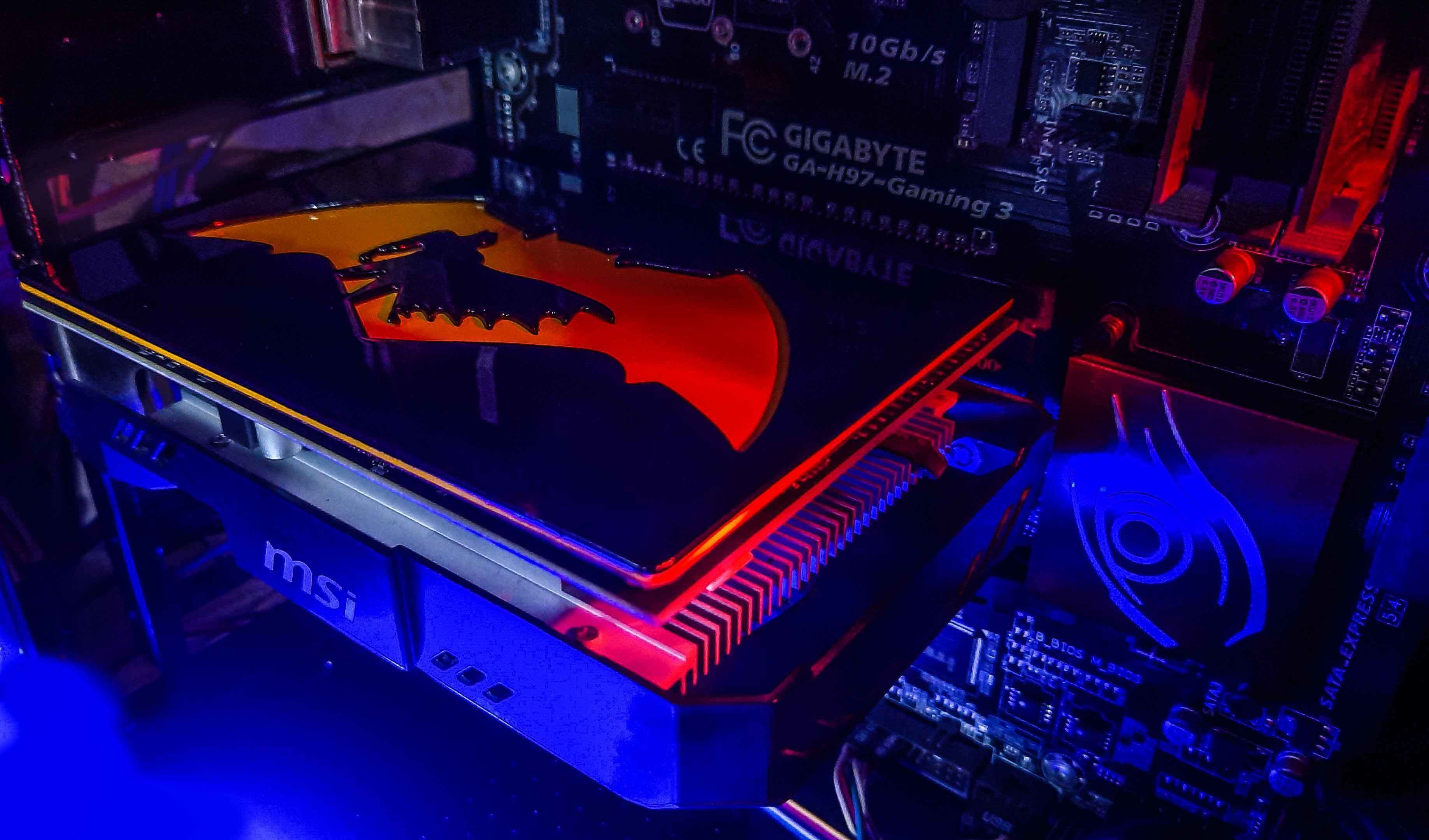 GPU Backplate - Daredevil 3D print model_6