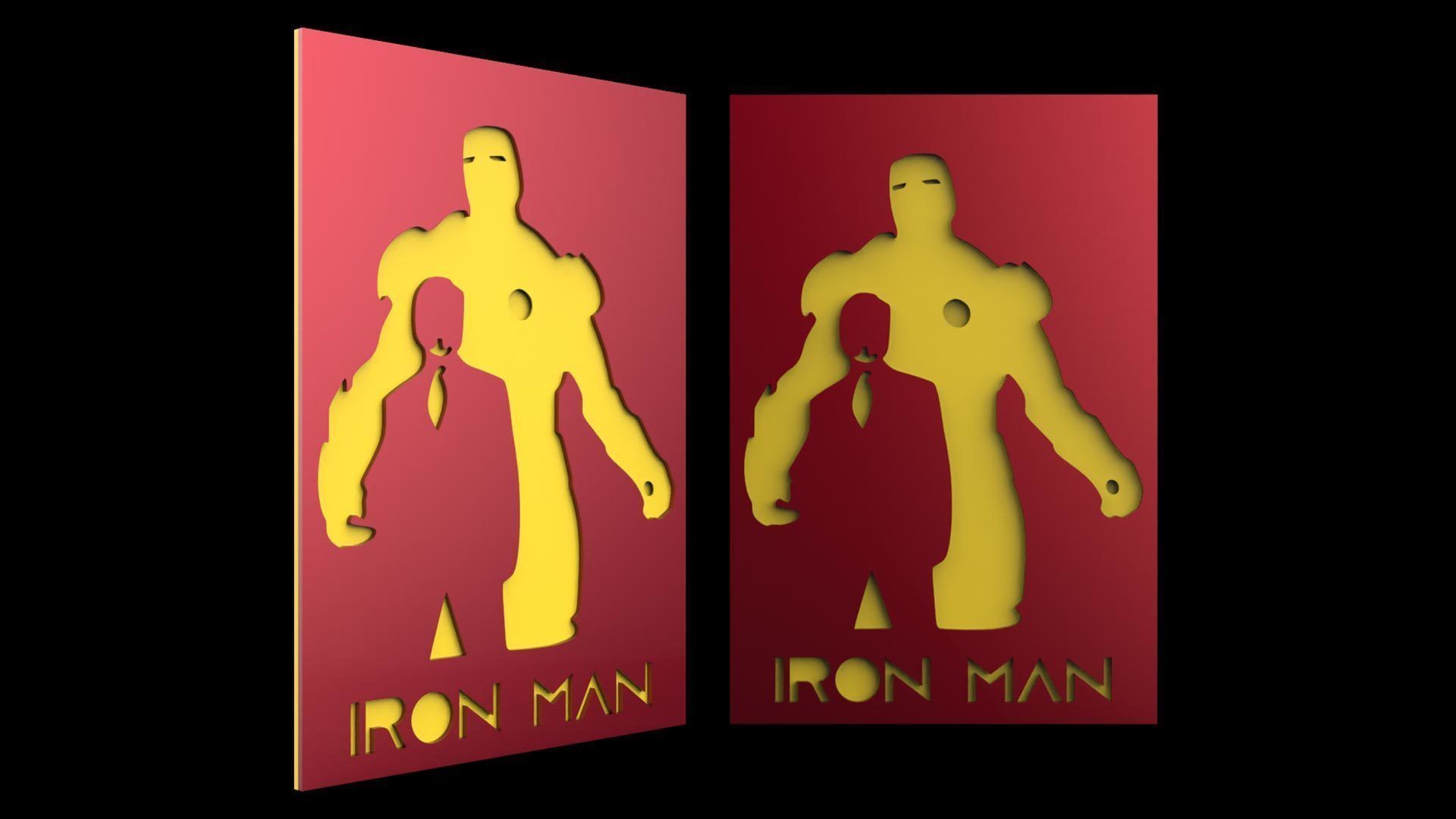 GPU Backplate - Iron Man 3D print model_1