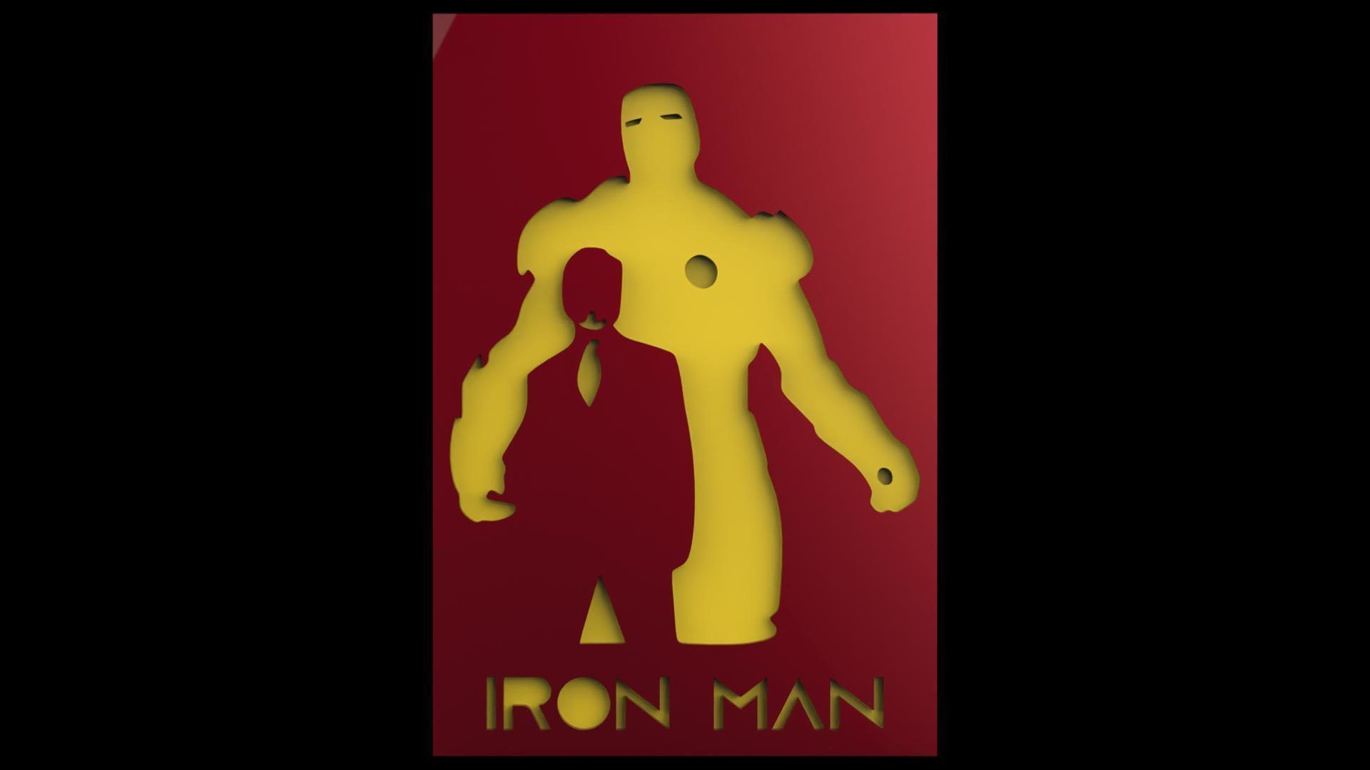 GPU Backplate - Iron Man 3D print model_2