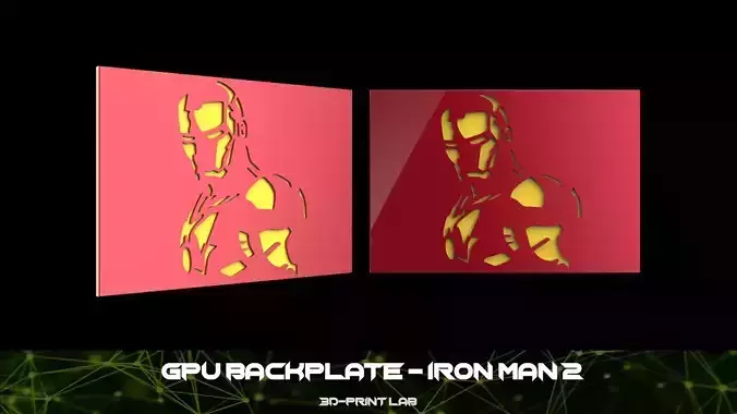 GPU Backplate - Iron Man 2 3D print model