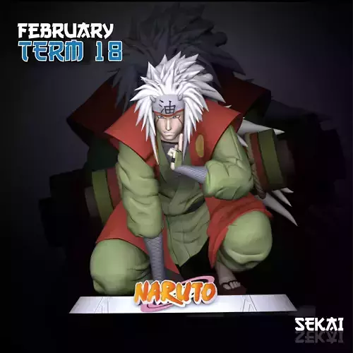 Jiraiya Sculpture Sekai 3D Models Ready for 3D printing