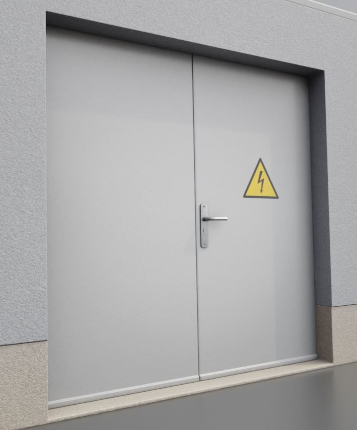 Power Storage Container with Control Module 2 Low-poly 3D model_1