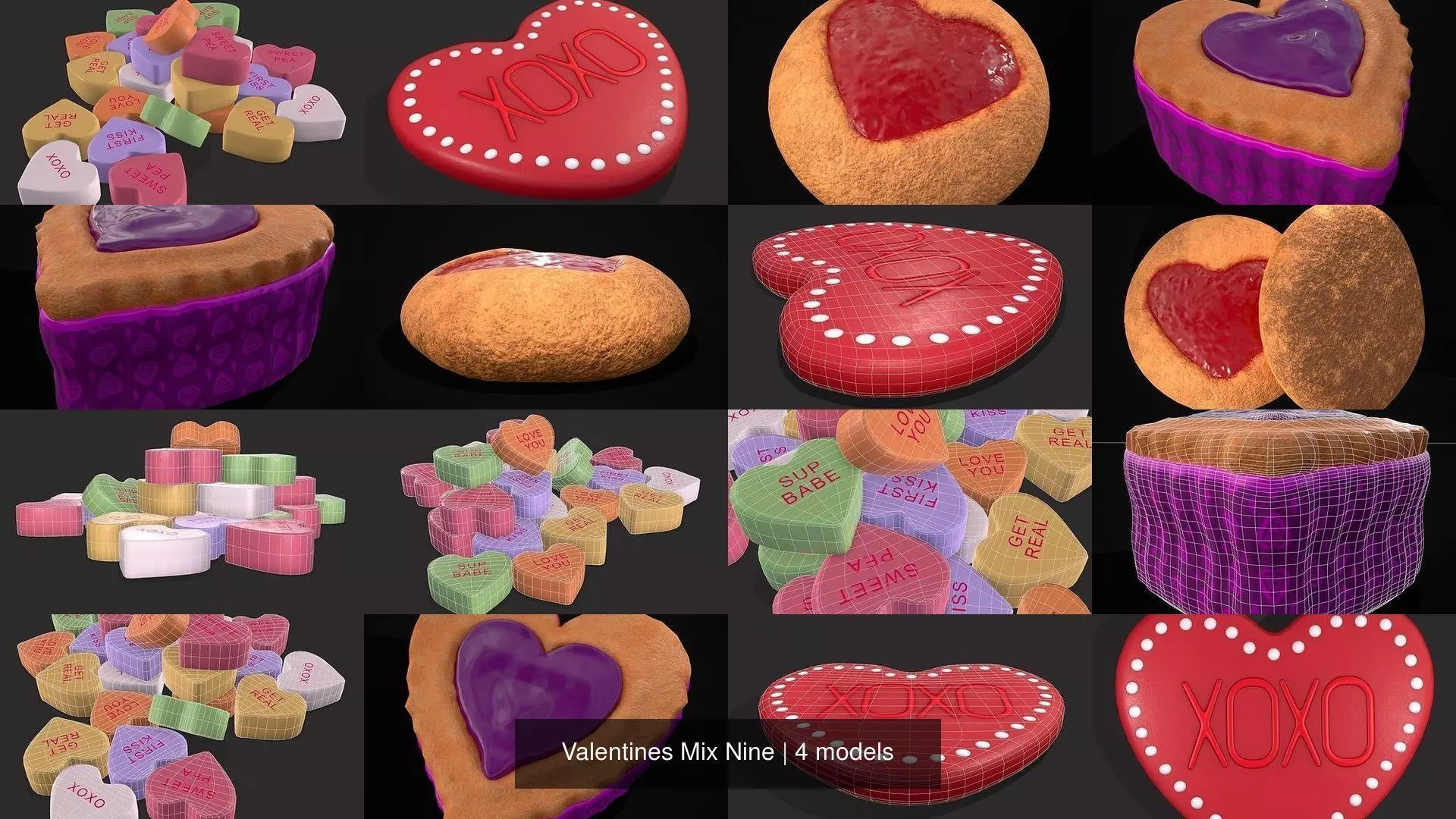 Valentines Mix Nine 3D Model Collection_5