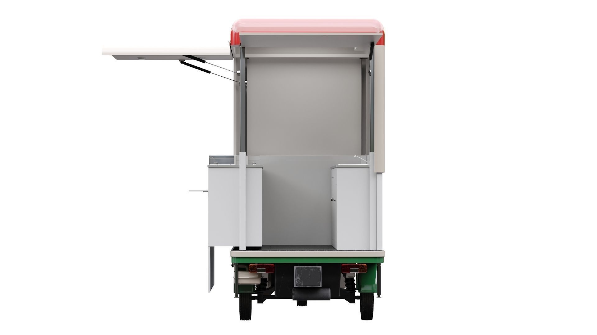 Piaggio Ape V-Curve Food Track 3D model_5