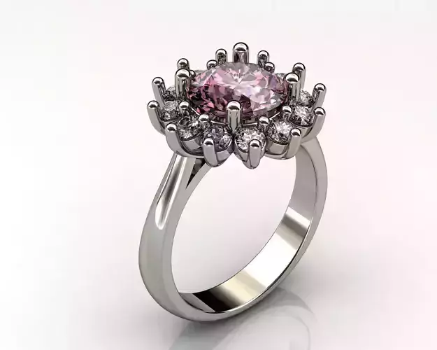 Pink Diamond Engagement Rings
