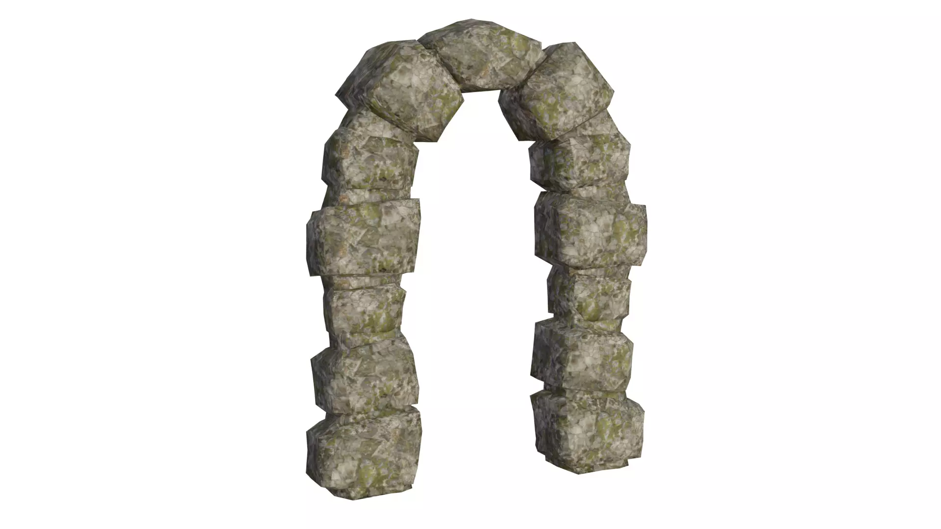 An Archway stone arch Free 3D model