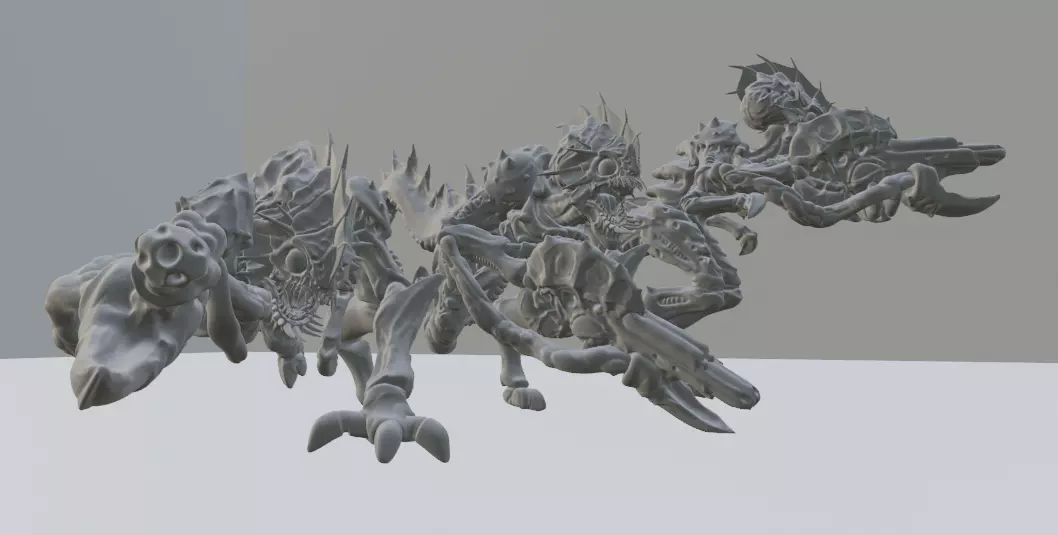 The Armed Gaunt Xenos 3D print model