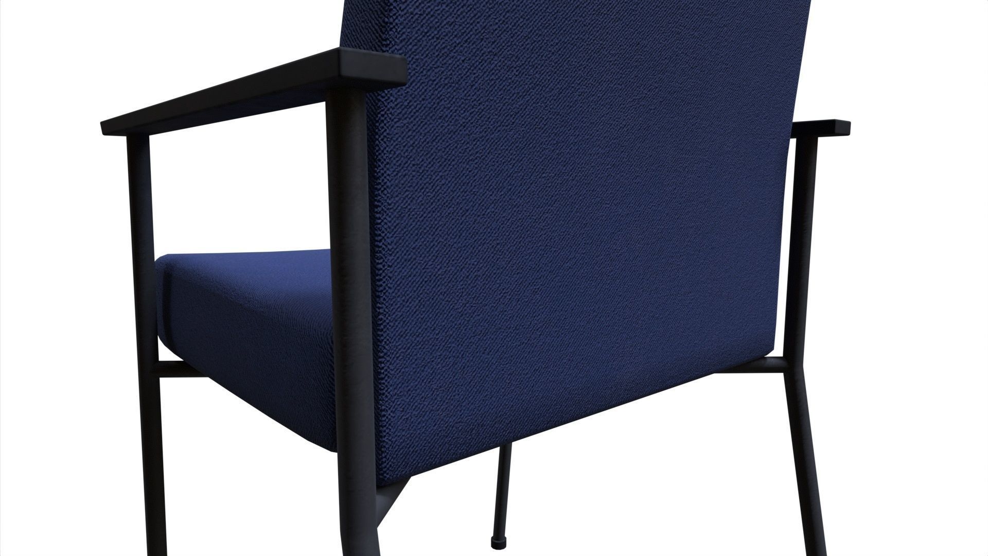 Chair 18 Low-poly 3D model_4