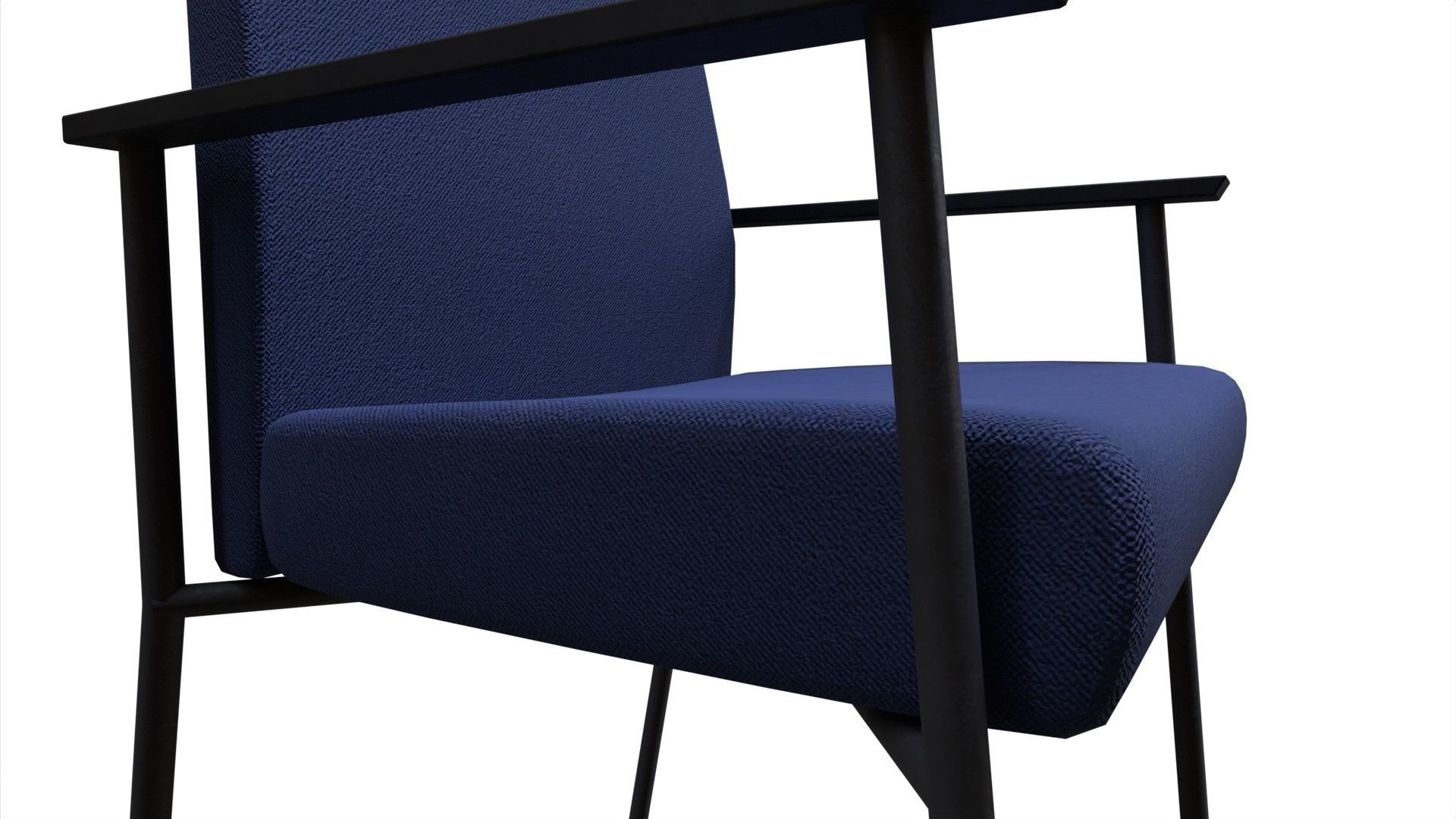 Chair 18 Low-poly 3D model_8