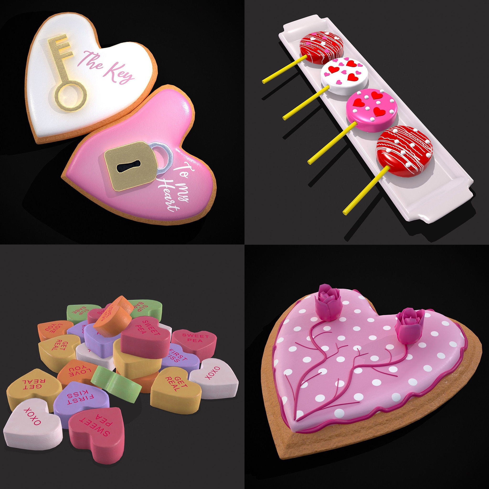 Valentines Mix Ten 3D Model Collection_11