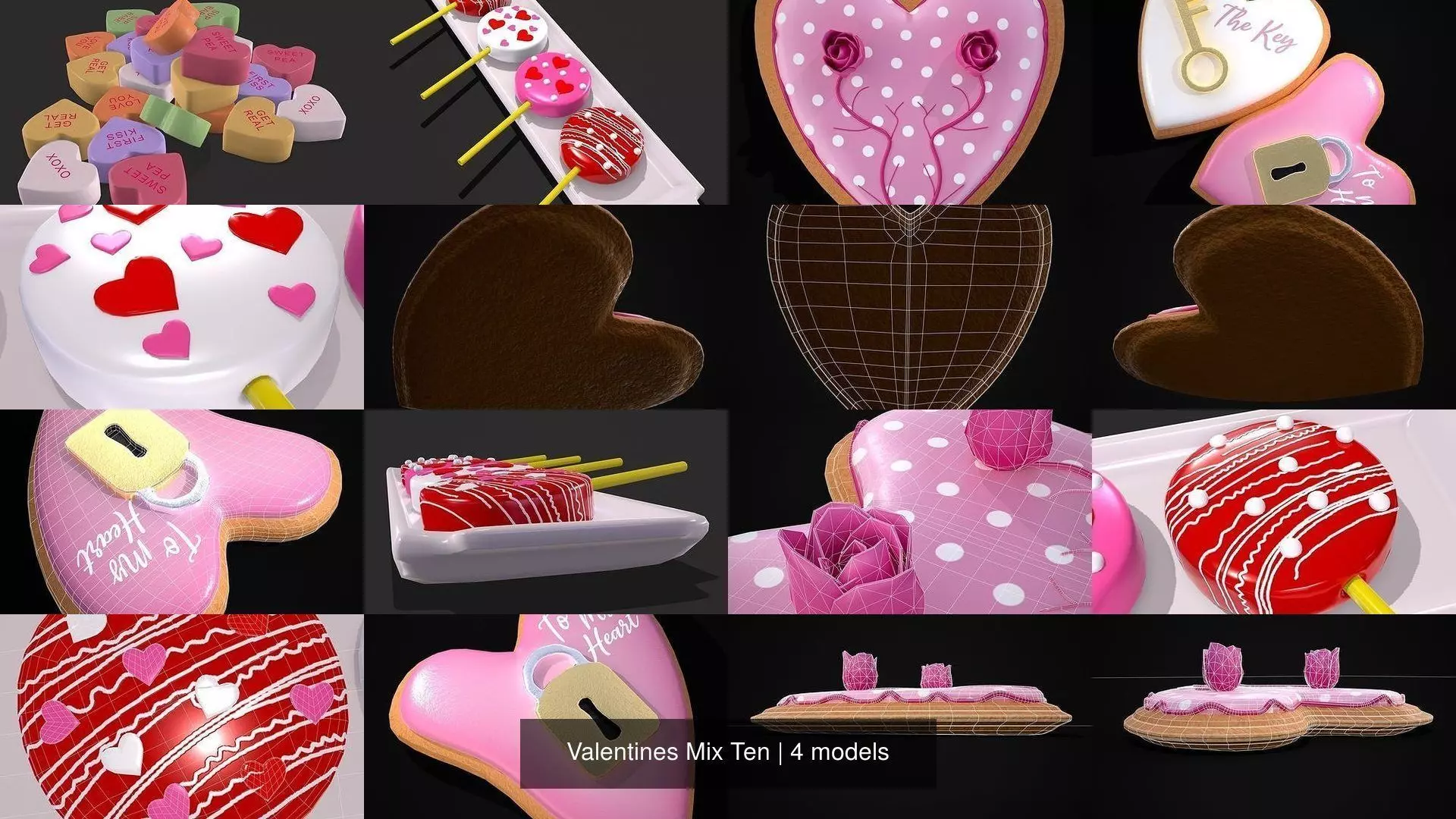 Valentines Mix Ten 3D Model Collection_5